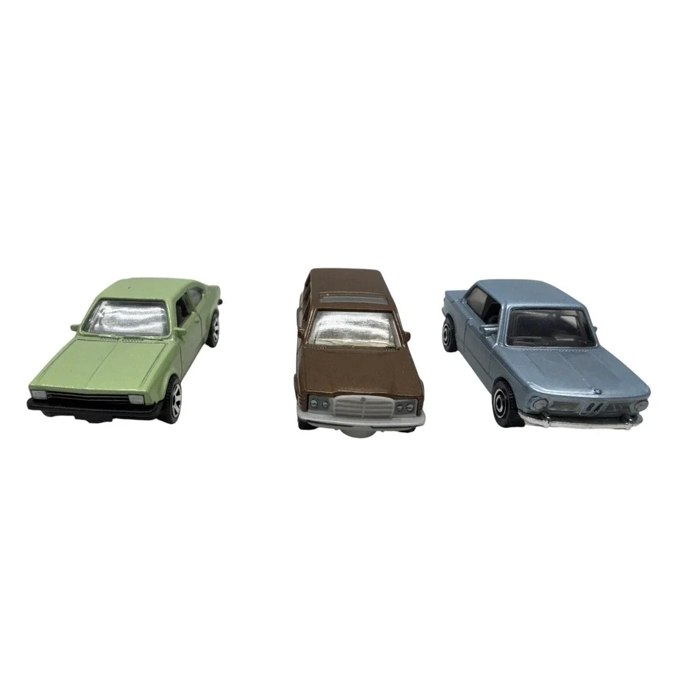 Matchbox Lot of 3 BMW 2002 Mercedes W123 Wagon Opel Kadett Diecast Cars 1:64